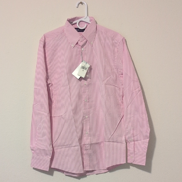 Ralph Lauren Purple Label Pink Pinstripe Dress Shirt